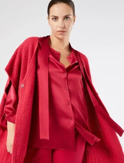 Marina Rinaldi Camicie & Bluse | Camicie & Bluse*Casacca in raso ROSSO