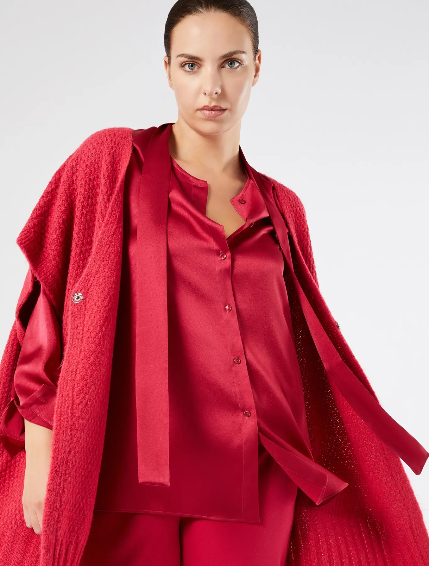 Marina Rinaldi Camicie & Bluse | Camicie & Bluse*Casacca in raso ROSSO