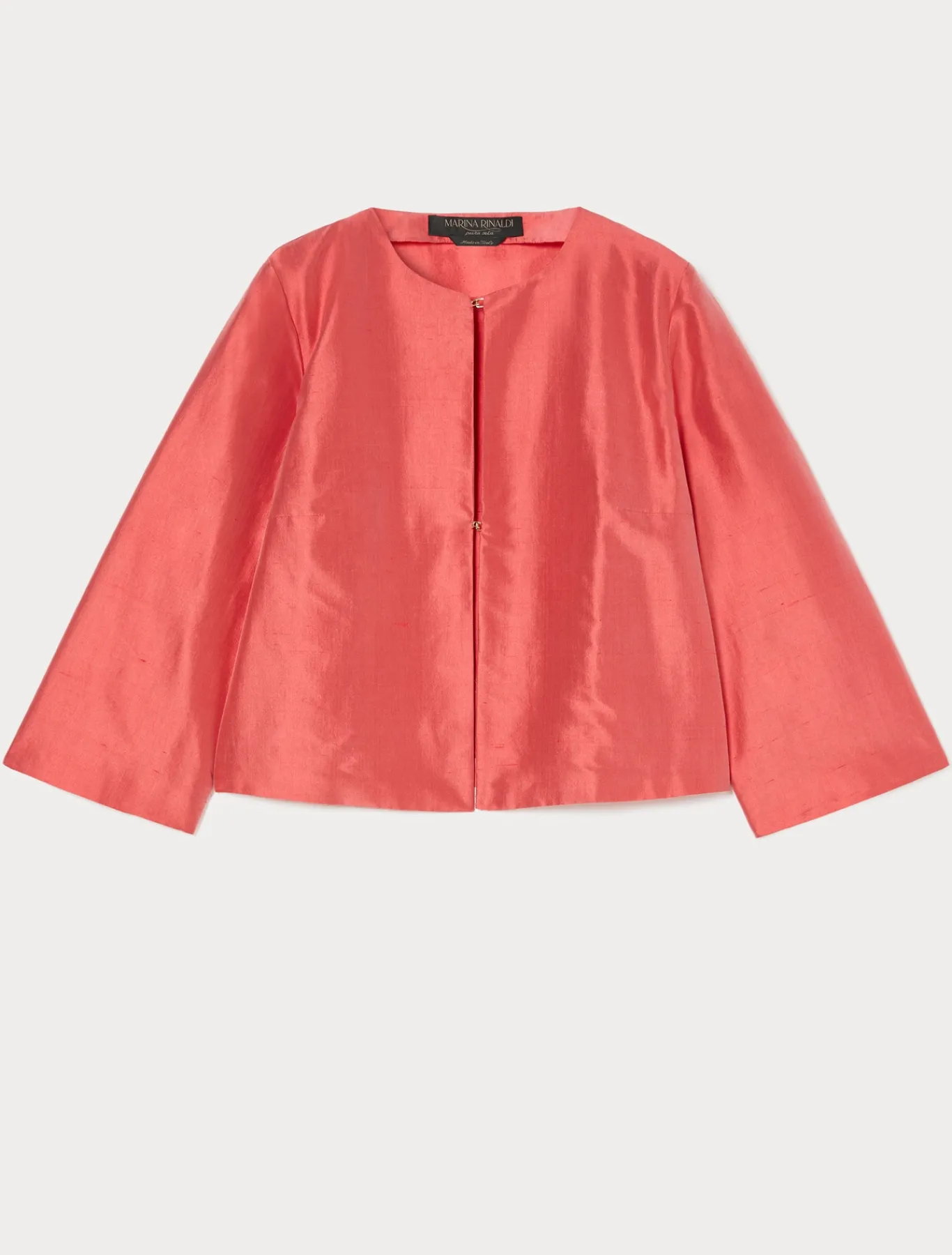 Marina Rinaldi Bluse | Camicie & Bluse*Casacca in shantung di seta ROSSO