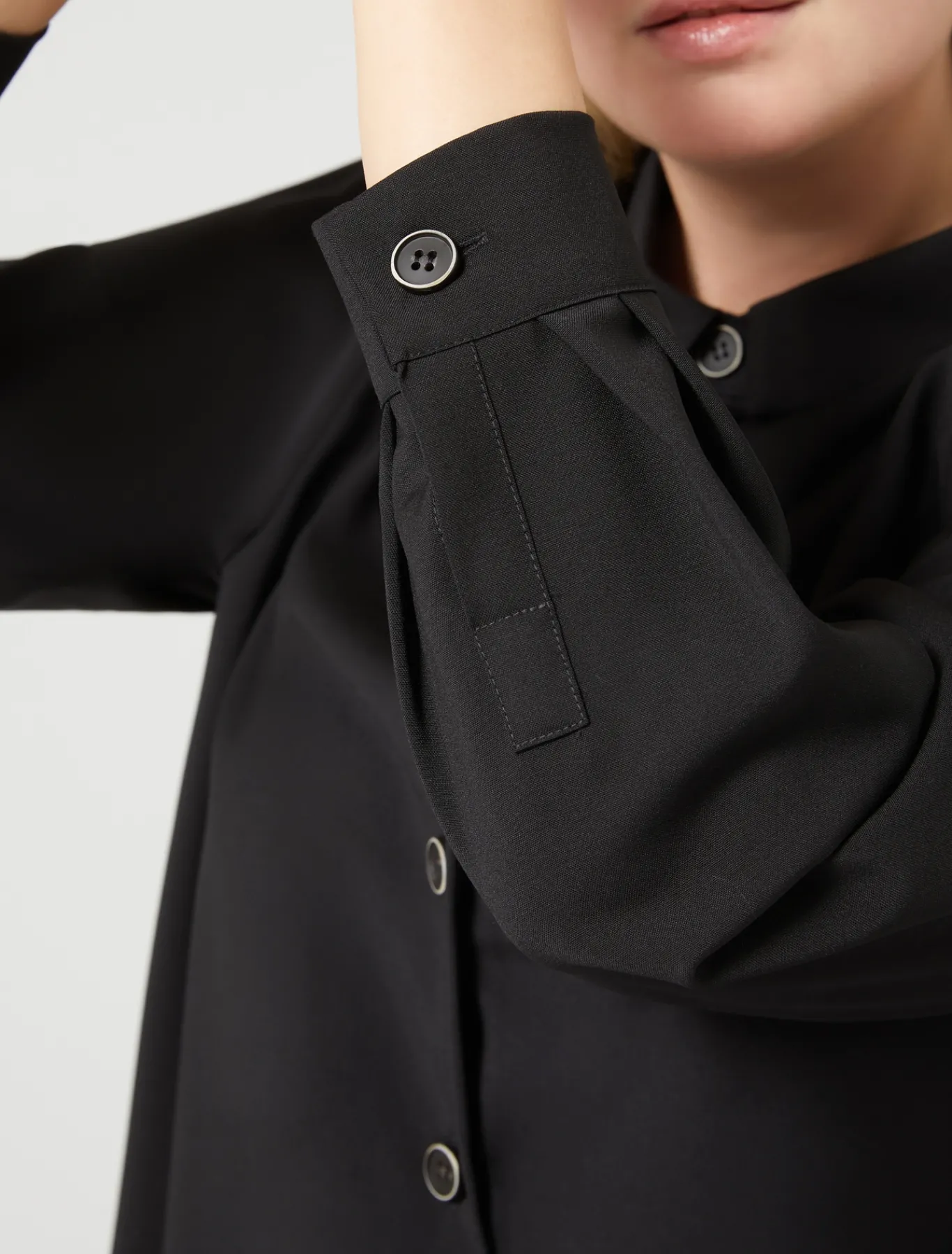 Marina Rinaldi Camicie & Bluse | Camicie & Bluse*Casacca in tela di pura lana NERO
