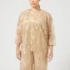Marina Rinaldi Bluse | Collezione Elegante*Casacca in tulle ricamato OROCHIARO