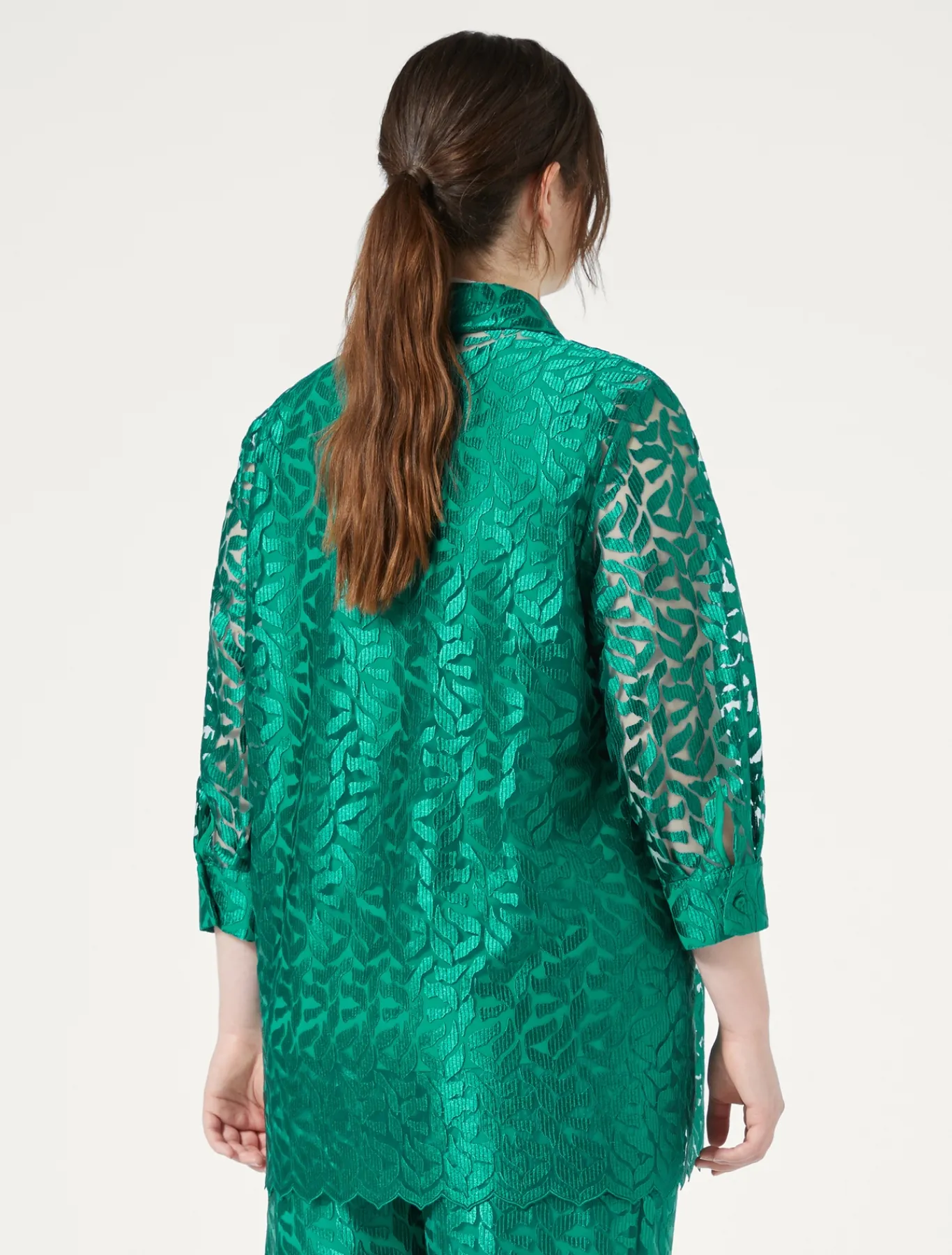 Marina Rinaldi Bluse | Camicie & Bluse*Casacca in tulle ricamato GIADA