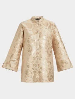 Marina Rinaldi Bluse | Camicie & Bluse*Casacca jacquard MIELE