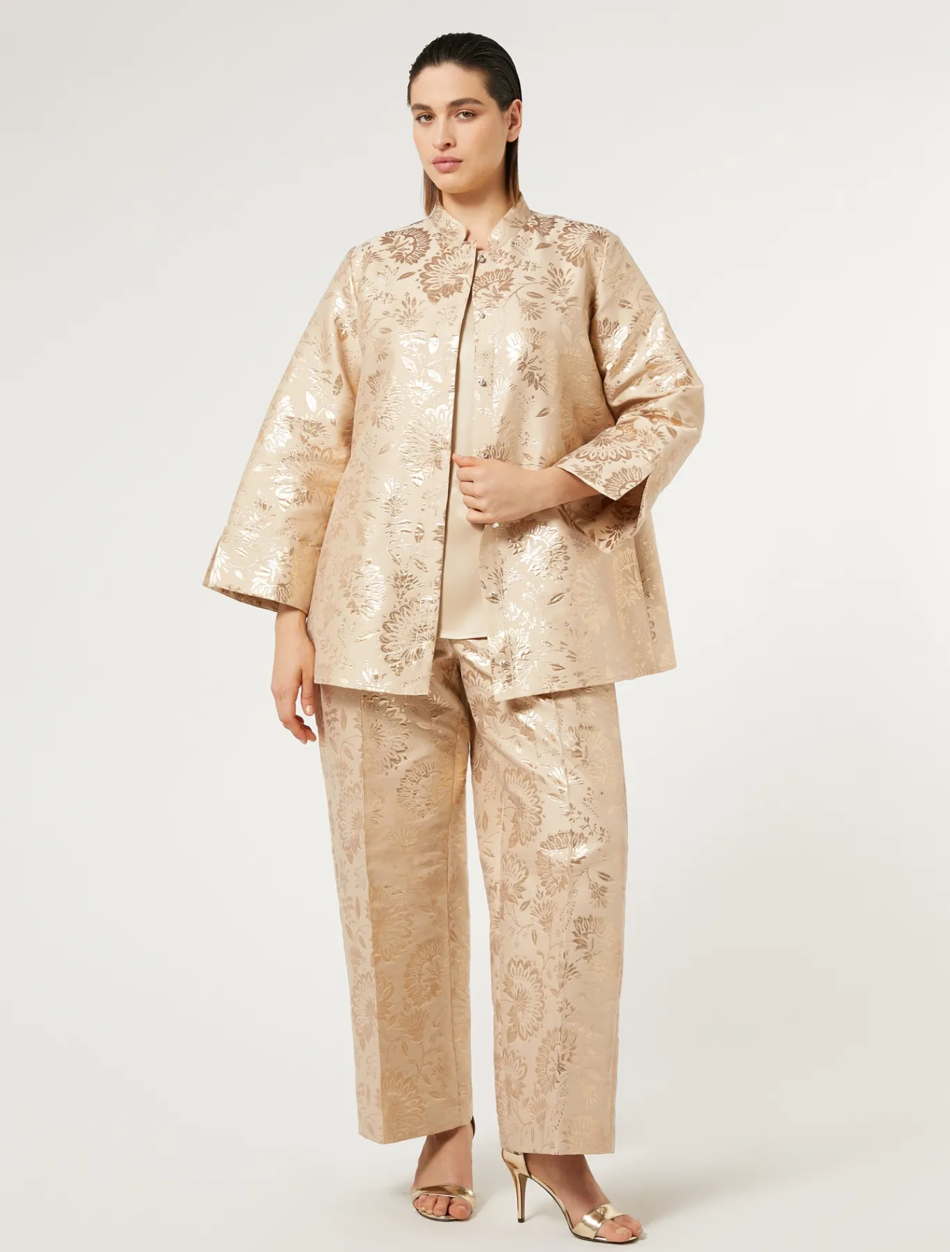 Marina Rinaldi Bluse | Camicie & Bluse*Casacca jacquard MIELE