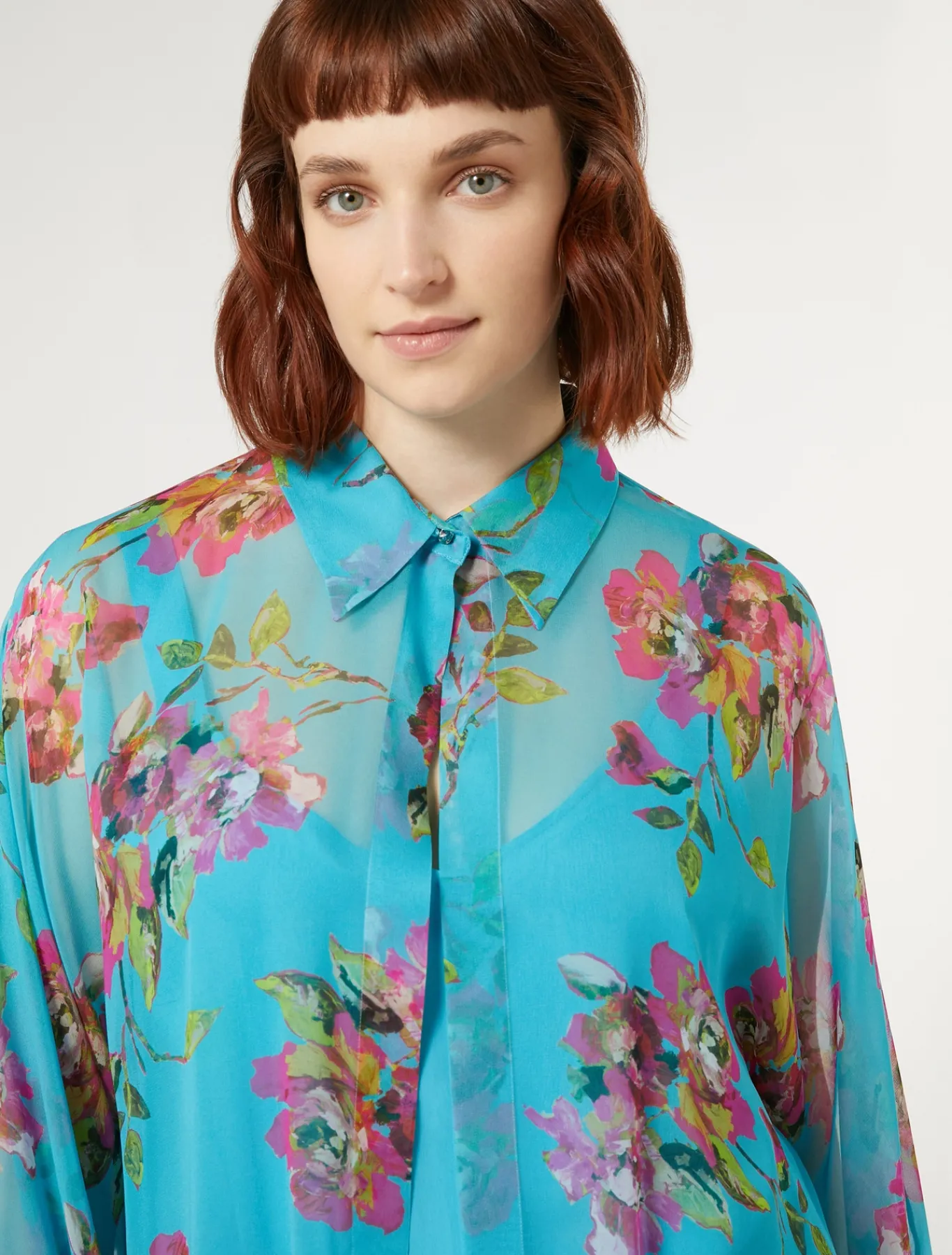 Marina Rinaldi Bluse | Camicie & Bluse*Casacca lunga e top TURCHESE