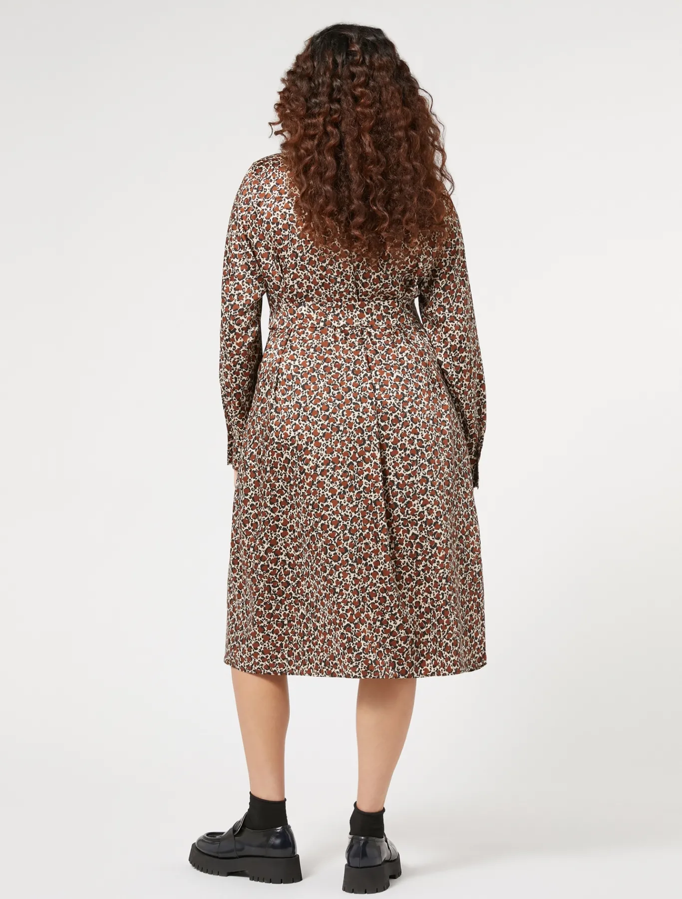 Marina Rinaldi Abiti | Abiti*Chemisier in twill TERRACOTTA
