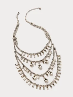 Marina Rinaldi Accessori | Collezione Elegante*Collana chandelier con cabochon CRISTALLO