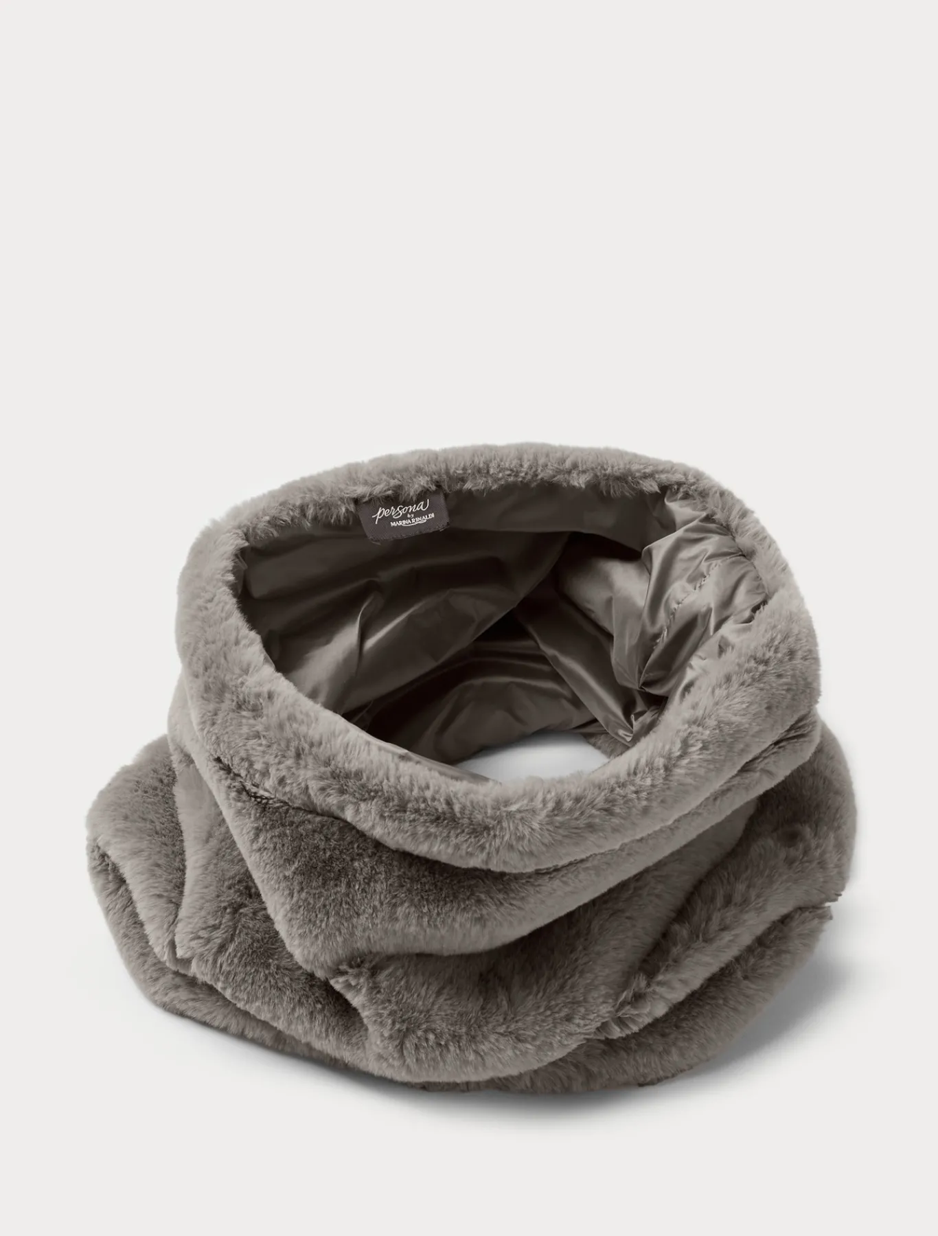 Marina Rinaldi Accessori | Accessori*Collo in tessuto effetto pelliccia GRIGIOMEDIO