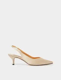 Marina Rinaldi Accessori | Collezione Elegante*Décolleté sling back in raso BEIGE