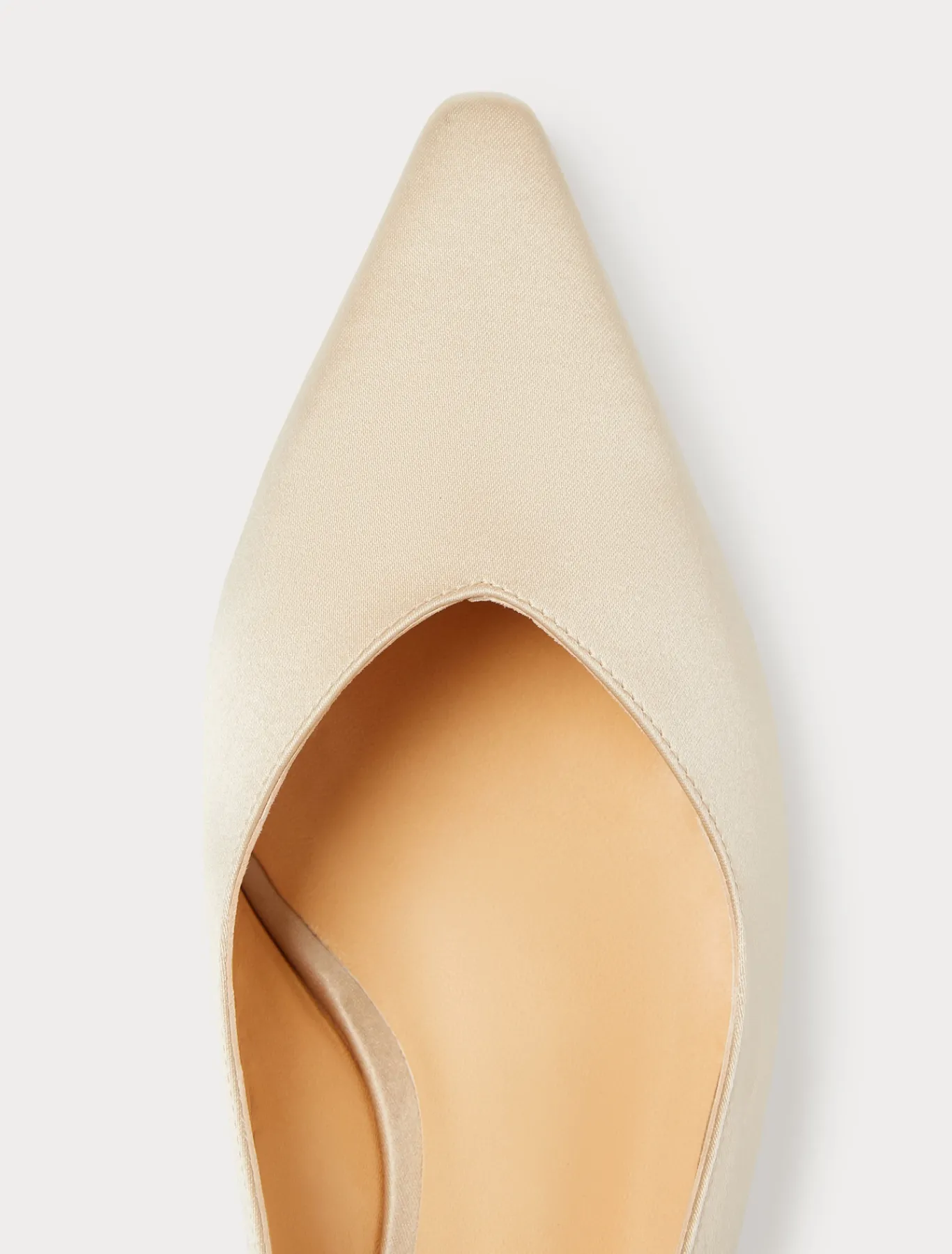 Marina Rinaldi Accessori | Collezione Elegante*Décolleté sling back in raso BEIGE