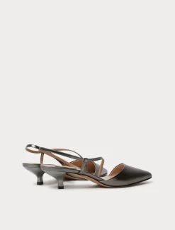 Marina Rinaldi Selezione Elegante | Collezione Elegante*Décolleté slingback in pelle ANTRACITE