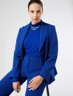 Marina Rinaldi Top & T-Shirt | Top & T-Shirt*Dolcevita in jersey di viscosa stretch BLUETTE