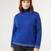 Marina Rinaldi Maglieria | Maglieria*Dolcevita in lana e lurex BLUETTE
