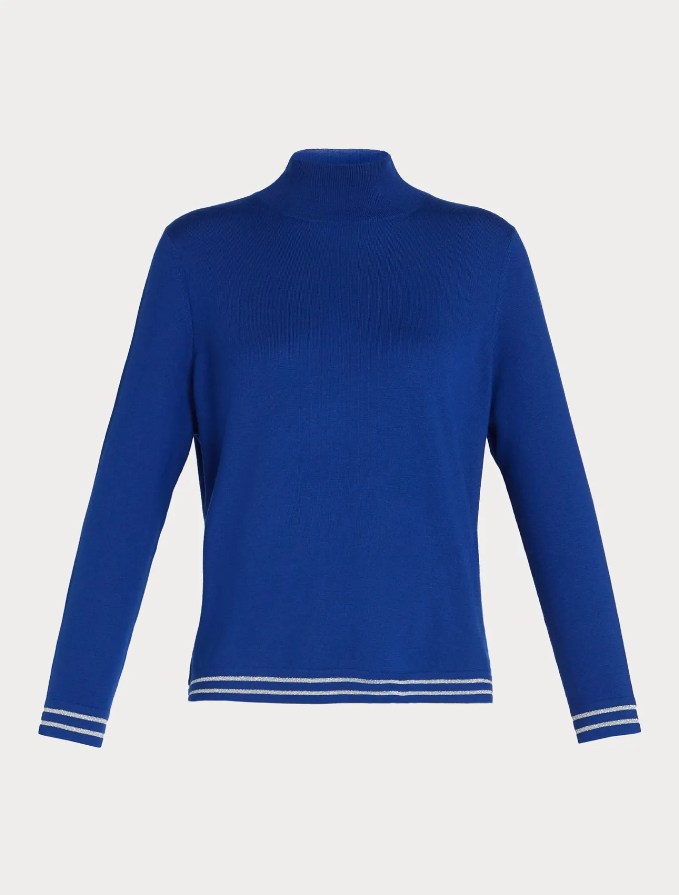 Marina Rinaldi Maglieria | Maglieria*Dolcevita in lana e lurex BLUETTE