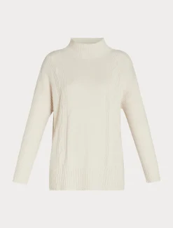 Marina Rinaldi Maglieria | Maglieria*Dolcevita in misto cachemire BEIGE