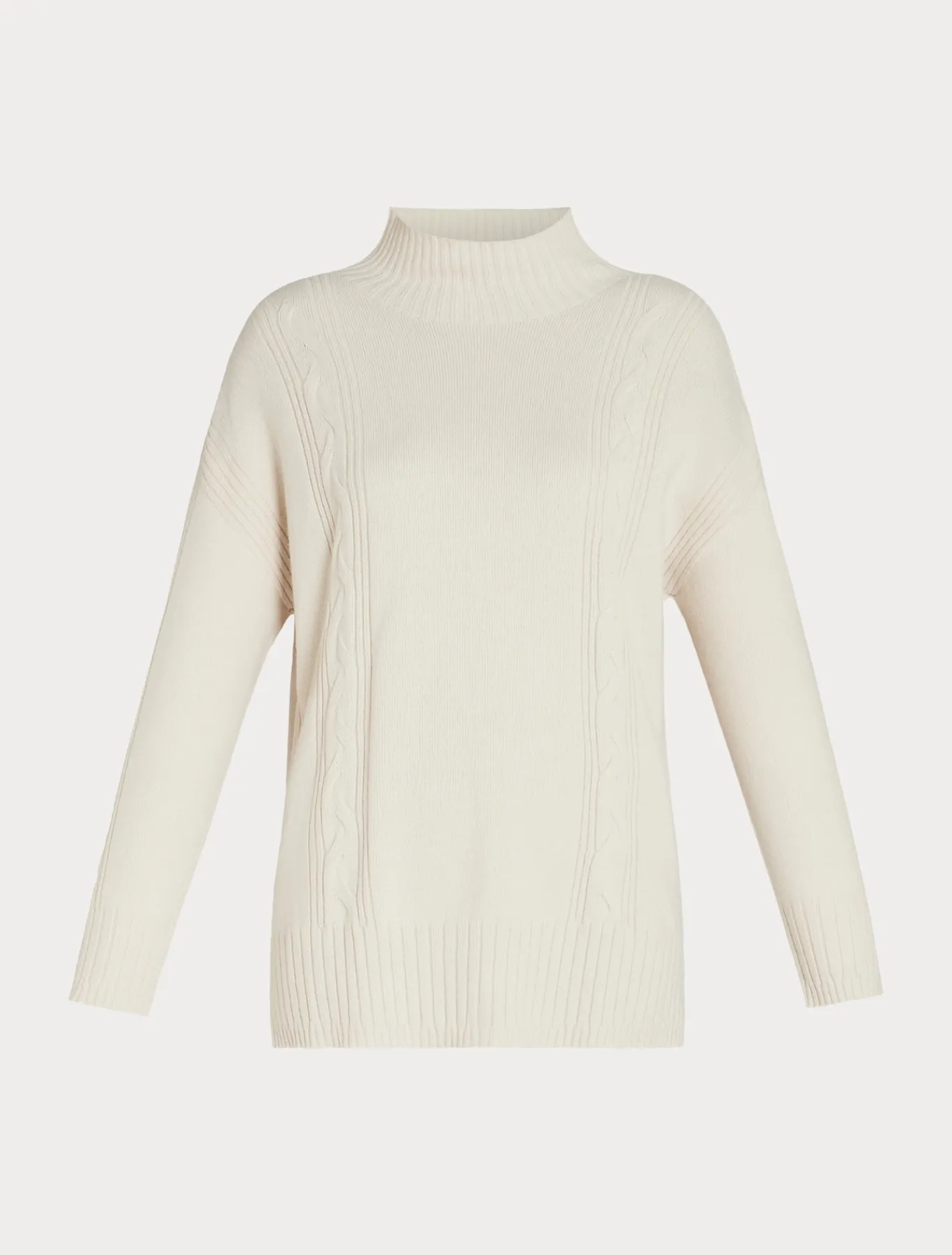 Marina Rinaldi Maglieria | Maglieria*Dolcevita in misto cachemire BEIGE