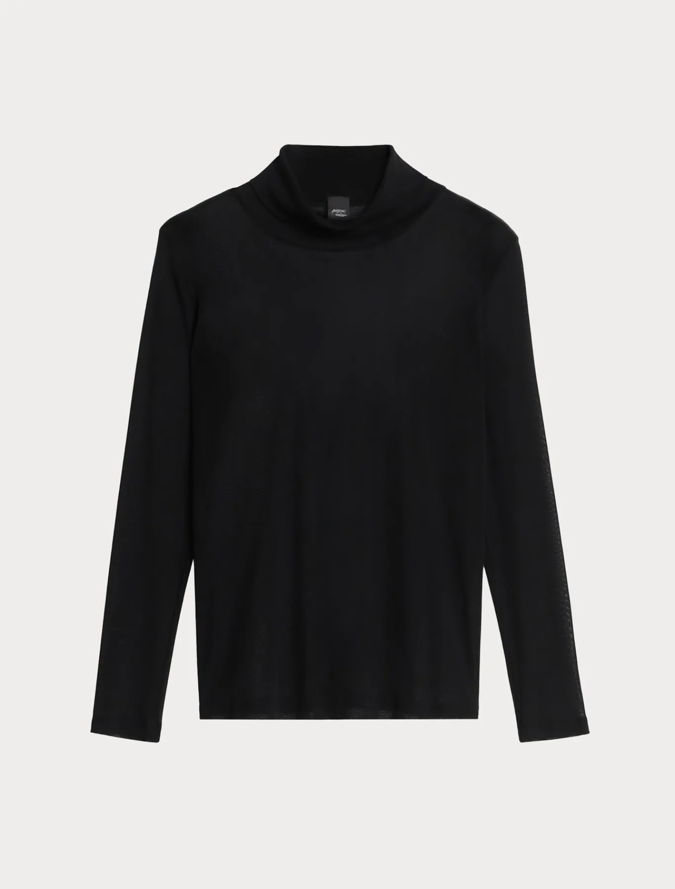Marina Rinaldi Top & T-Shirt | Top & T-Shirt*Dolcevita in tulle stretch NERO