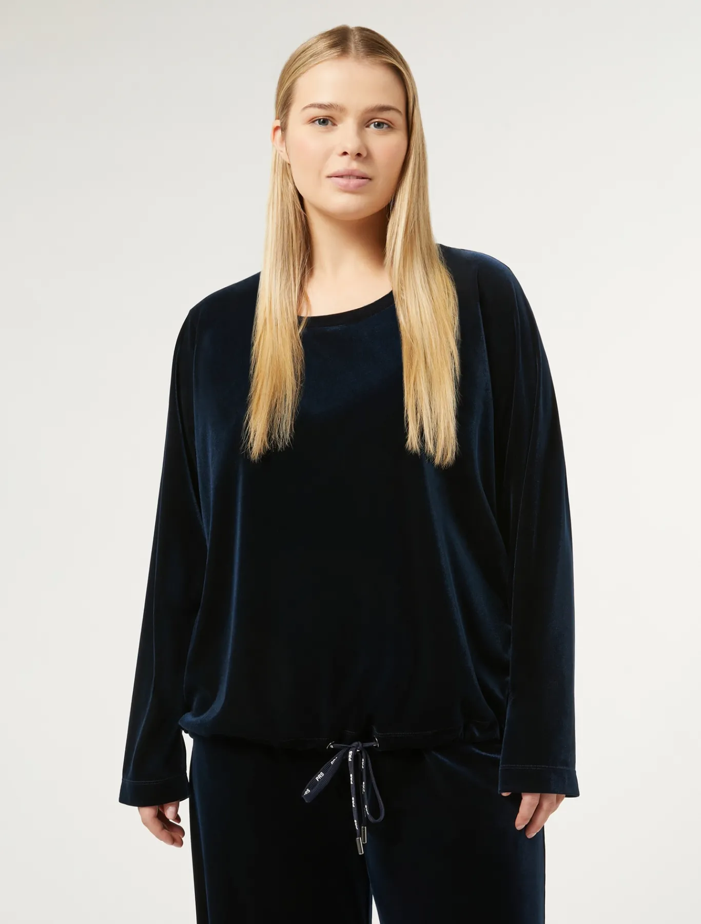Marina Rinaldi Top & T-Shirt | Top & T-Shirt*Felpa in ciniglia stretch BLUNOTTE