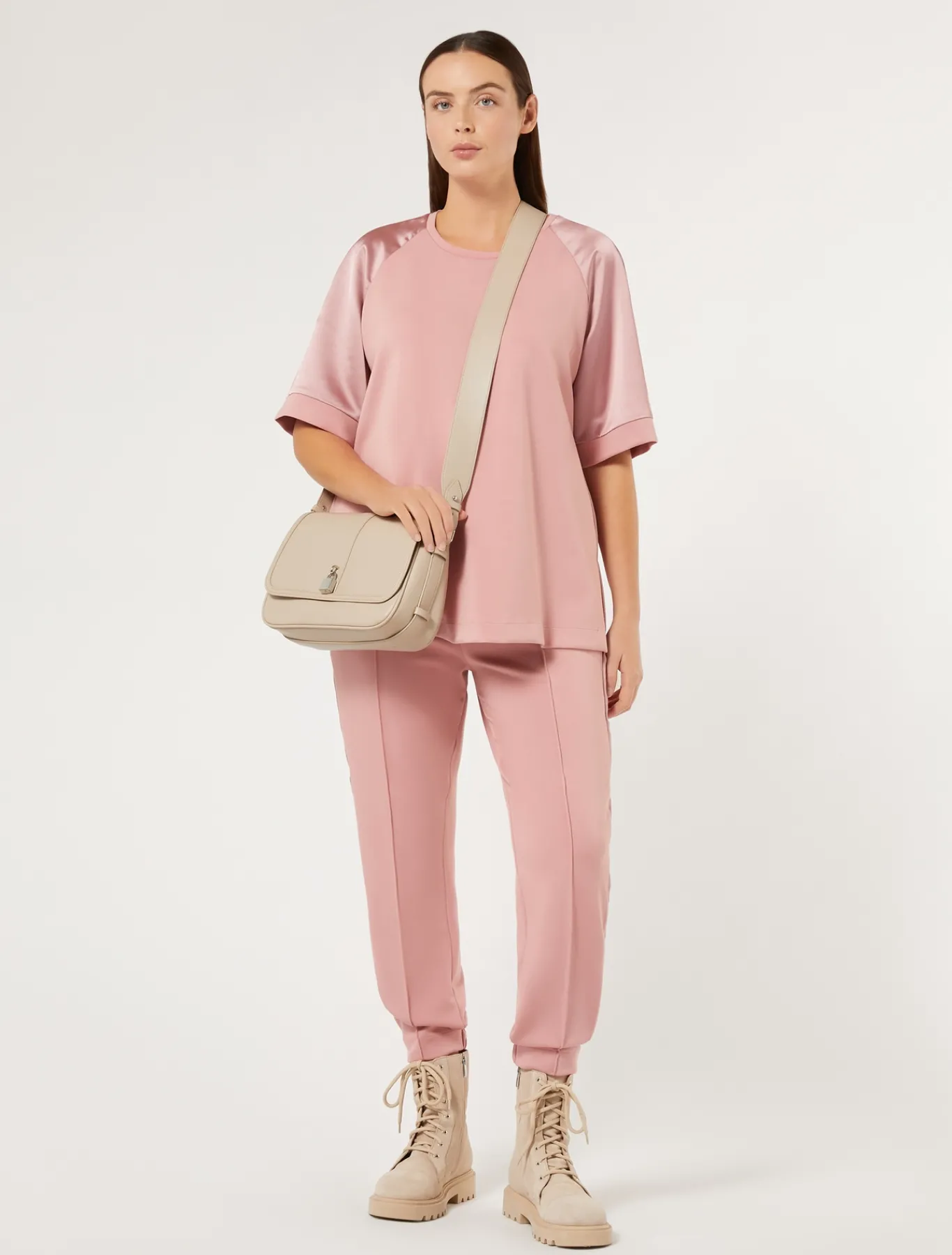 Marina Rinaldi Top & T-Shirt | Top & T-Shirt*Felpa in jersey ROSAANTICO