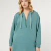 Marina Rinaldi Top & T-Shirt | Top & T-Shirt*Felpa in jersey di cotone VERDESALVIA
