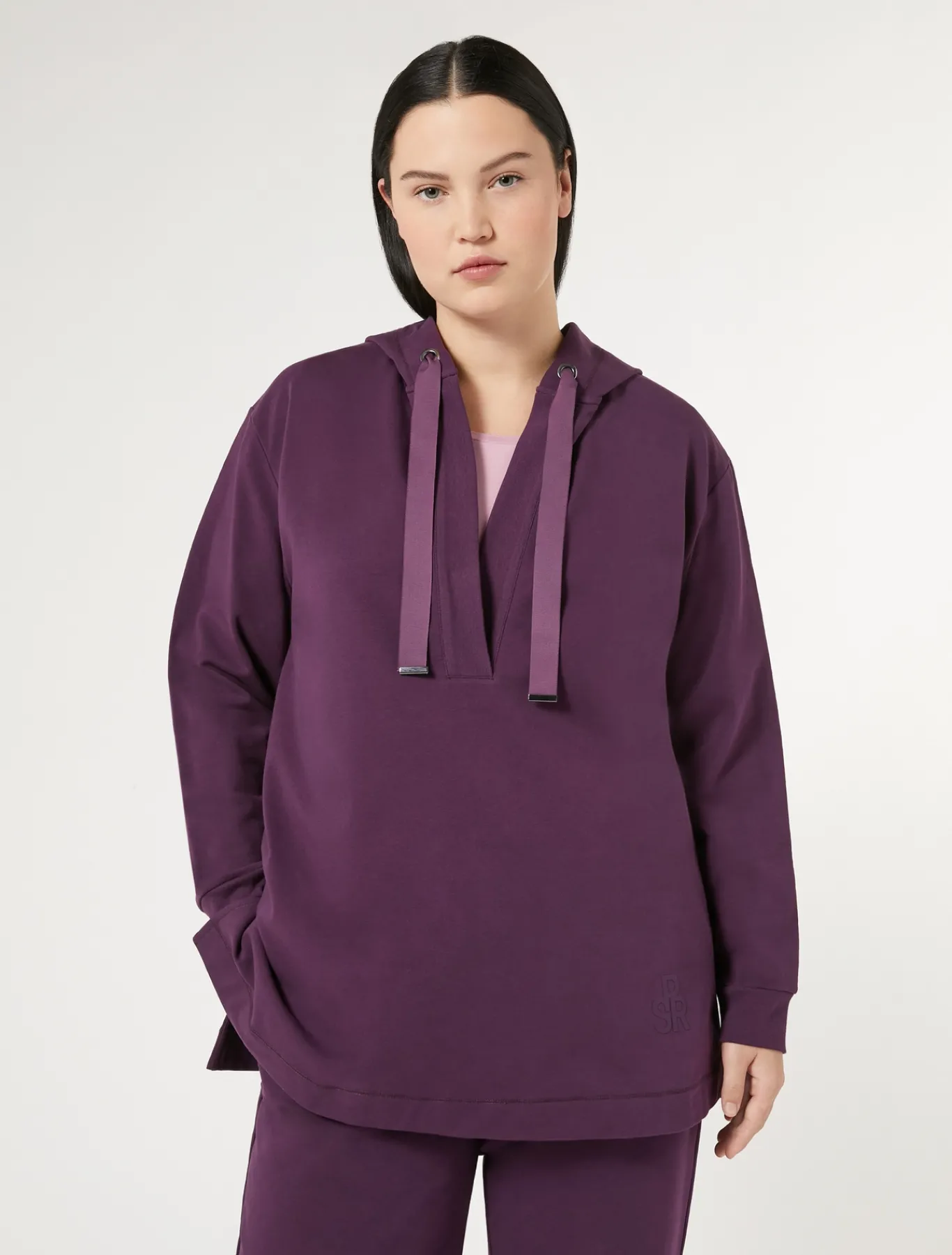 Marina Rinaldi Top & T-Shirt | Top & T-Shirt*Felpa in jersey di cotone VIOLA