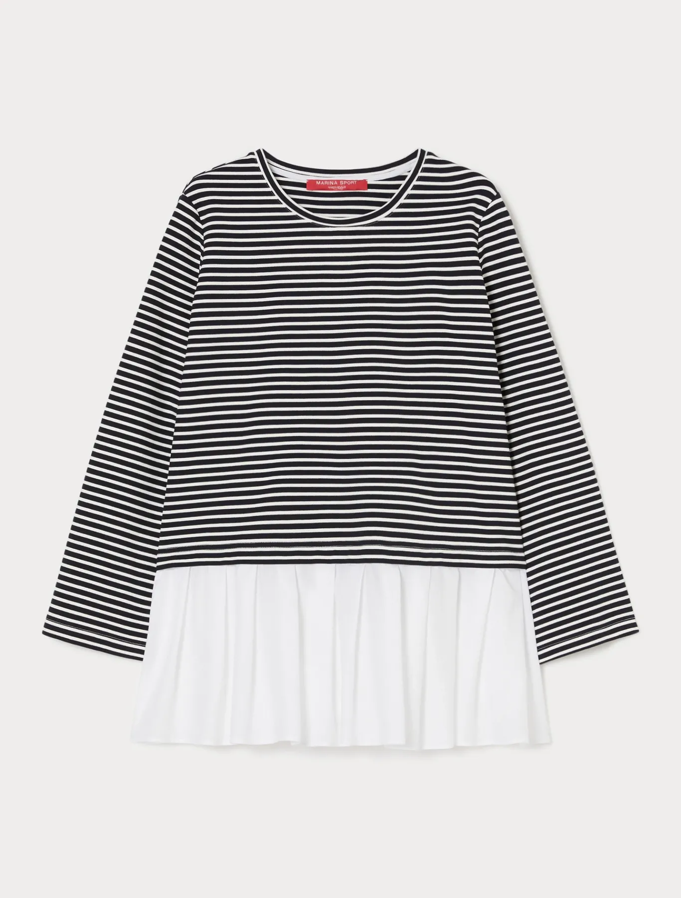 Marina Rinaldi Top & T-Shirt | Top & T-Shirt*Felpa in jersey e popeline BLU