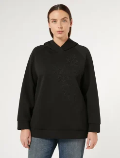Marina Rinaldi Top & T-Shirt | Top & T-Shirt*Felpa in jersey interlock NERO
