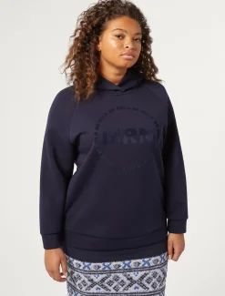 Marina Rinaldi Top & T-Shirt | Top & T-Shirt*Felpa in jersey scuba BLUMARINO