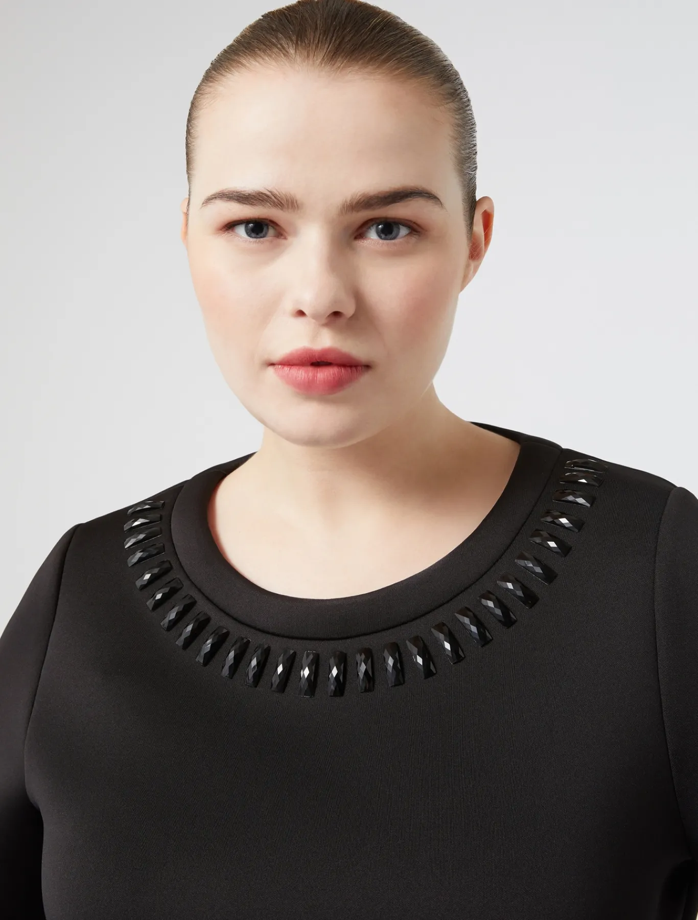 Marina Rinaldi Top & T-Shirt | Top & T-Shirt*Felpa in scuba NERO
