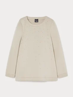 Marina Rinaldi Top & T-Shirt | Top & T-Shirt*Felpa in scuba SABBIA