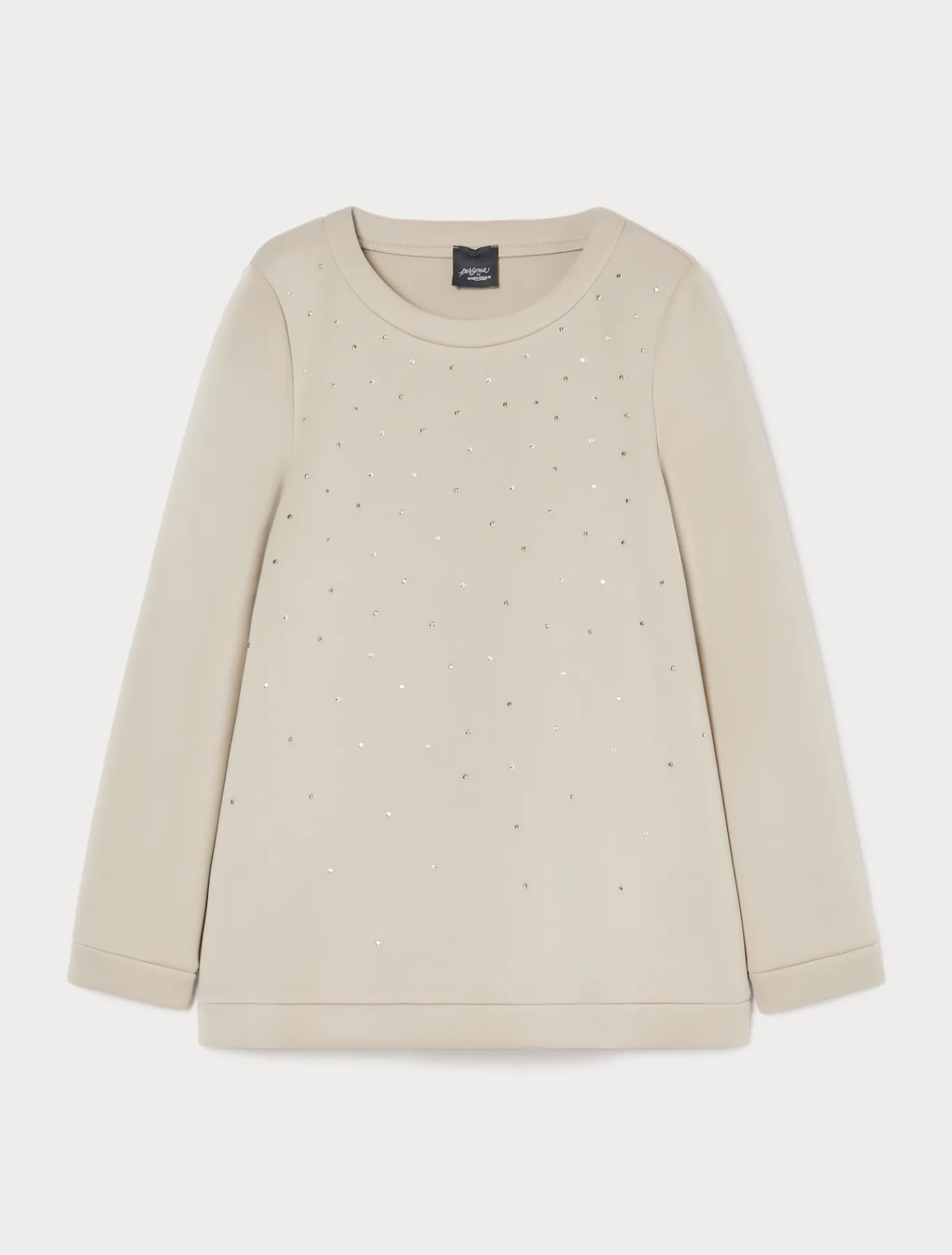 Marina Rinaldi Top & T-Shirt | Top & T-Shirt*Felpa in scuba SABBIA