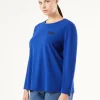 Marina Rinaldi Top & T-Shirt | Top & T-Shirt*Felpa in scuba crêpe BLUETTE