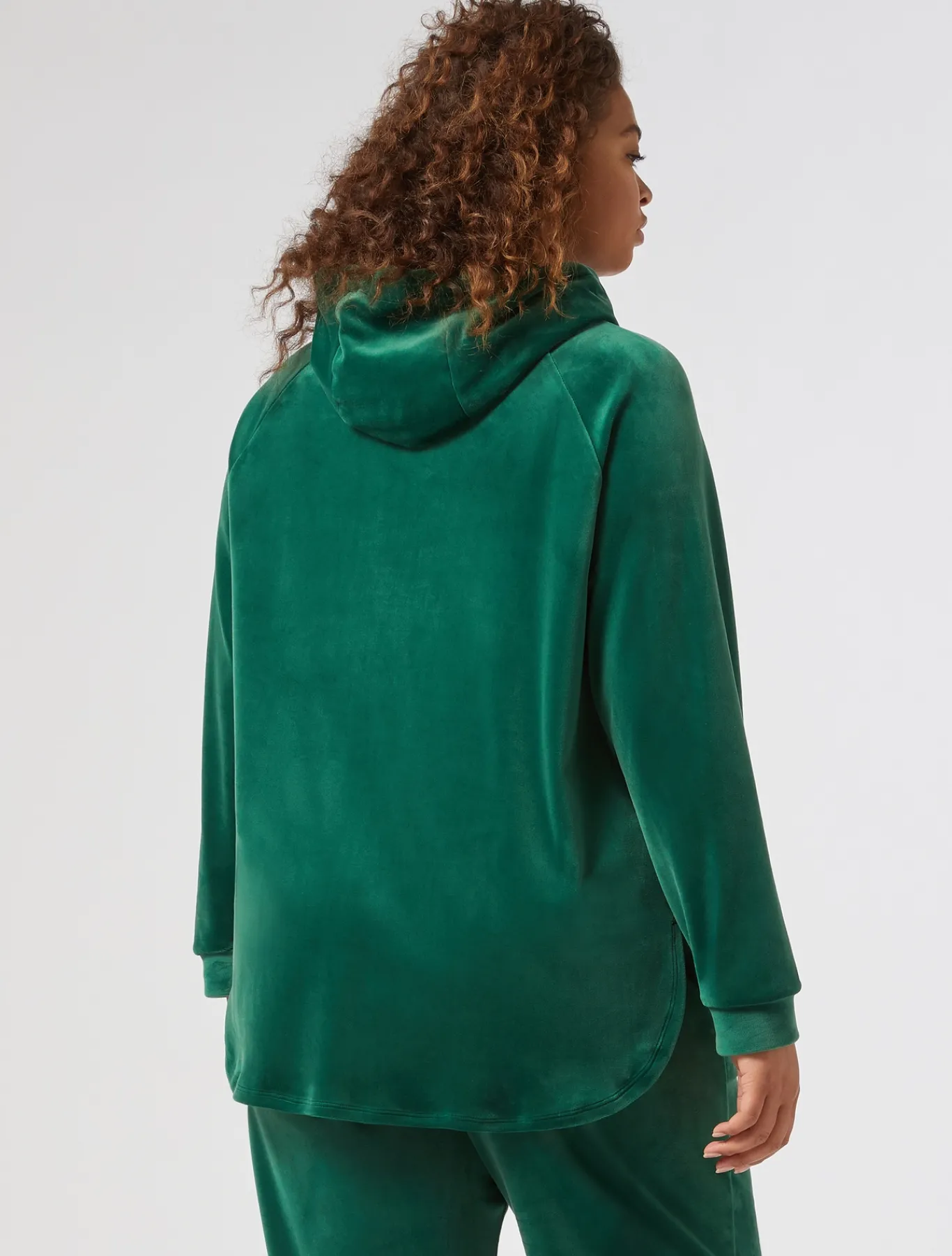 Marina Rinaldi Top & T-Shirt | Top & T-Shirt*Felpa in velluto VERDEBOSCO