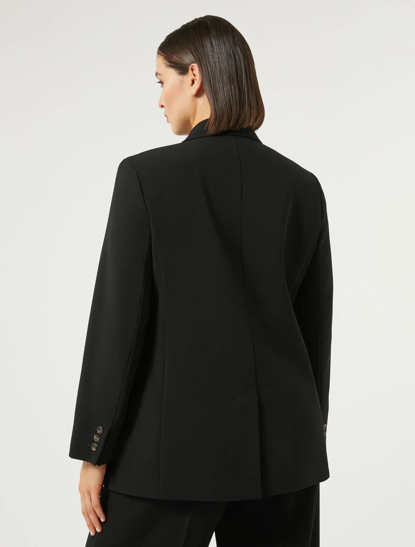 Marina Rinaldi Giacche & Blazer | Giacche & Blazer*Giacca blazer doppiopetto in cady NERO
