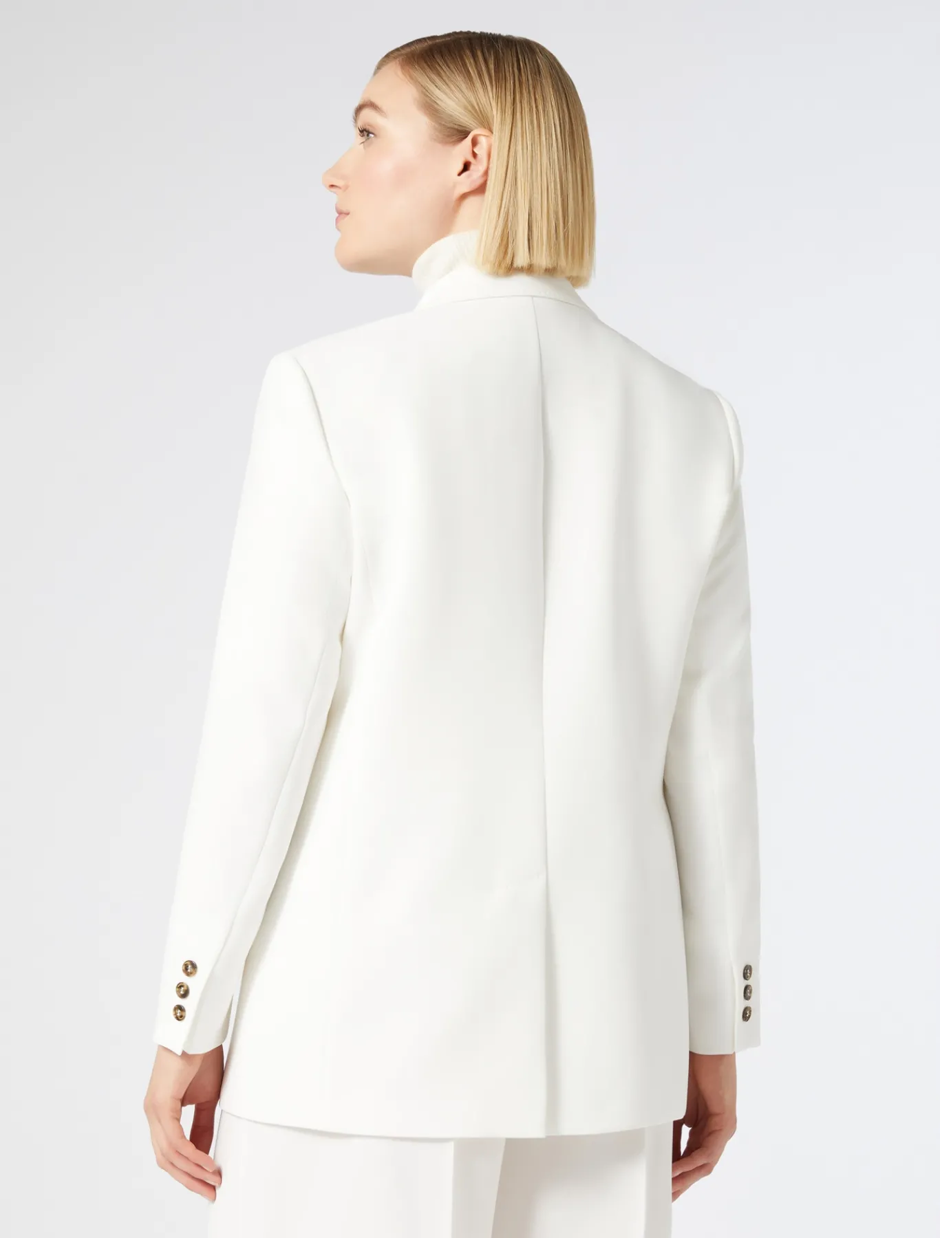 Marina Rinaldi Giacche & Blazer | Giacche & Blazer*Giacca blazer doppiopetto in cady BIANCO