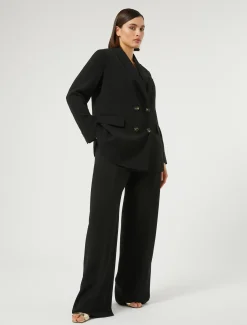 Marina Rinaldi Giacche & Blazer | Giacche & Blazer*Giacca blazer doppiopetto in cady NERO