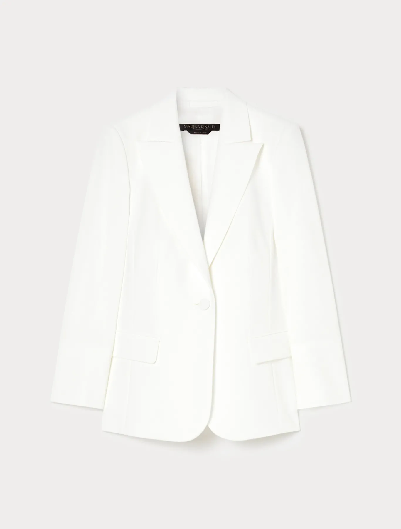 Marina Rinaldi Giacche | Giacche & Blazer*Giacca blazer in cady BIANCO