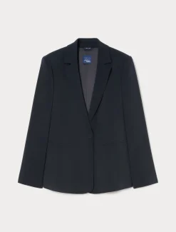 Marina Rinaldi Giacche | Selezione Elegante*Giacca blazer in cady stretch BLUMARINO