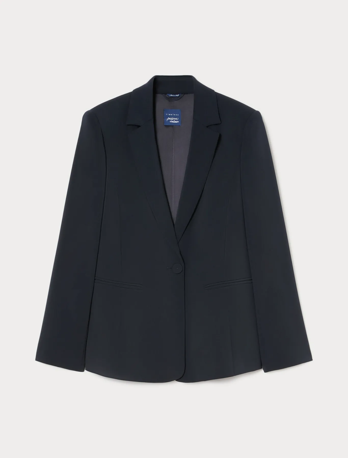 Marina Rinaldi Giacche | Selezione Elegante*Giacca blazer in cady stretch BLUMARINO