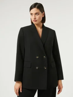 Marina Rinaldi Giacche & Blazer | Giacche & Blazer*Giacca blazer in cady triacetato NERO