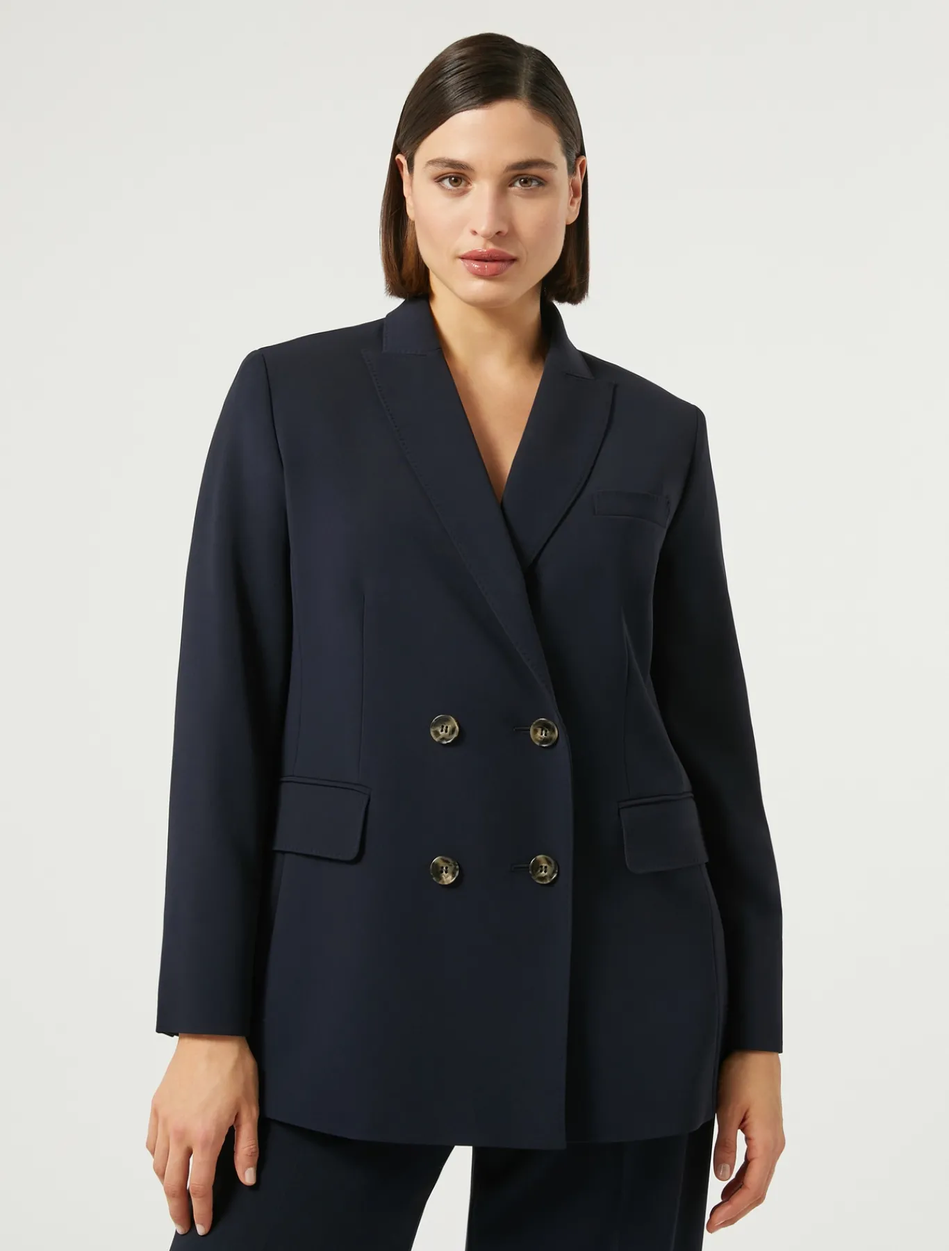 Marina Rinaldi Giacche & Blazer | Giacche & Blazer*Giacca blazer in cady triacetato BLUNOTTE