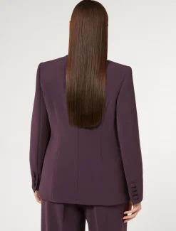Marina Rinaldi Giacche | Collezione Elegante*Giacca blazer in cady triacetato BORDEAUX