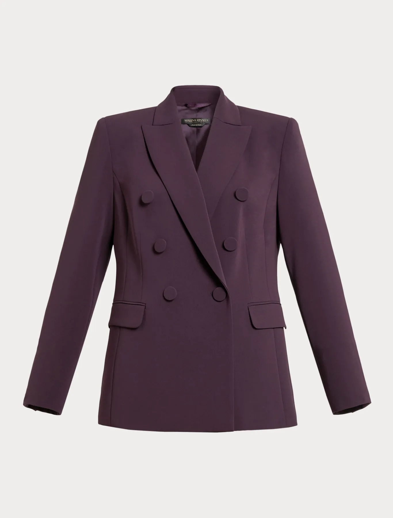 Marina Rinaldi Giacche | Collezione Elegante*Giacca blazer in cady triacetato BORDEAUX