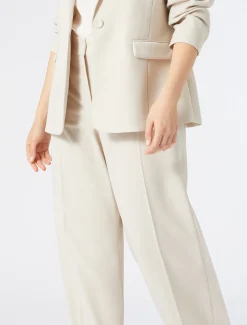 Marina Rinaldi Giacche | Selezione Elegante*Giacca blazer in crêpe envers satin BEIGE