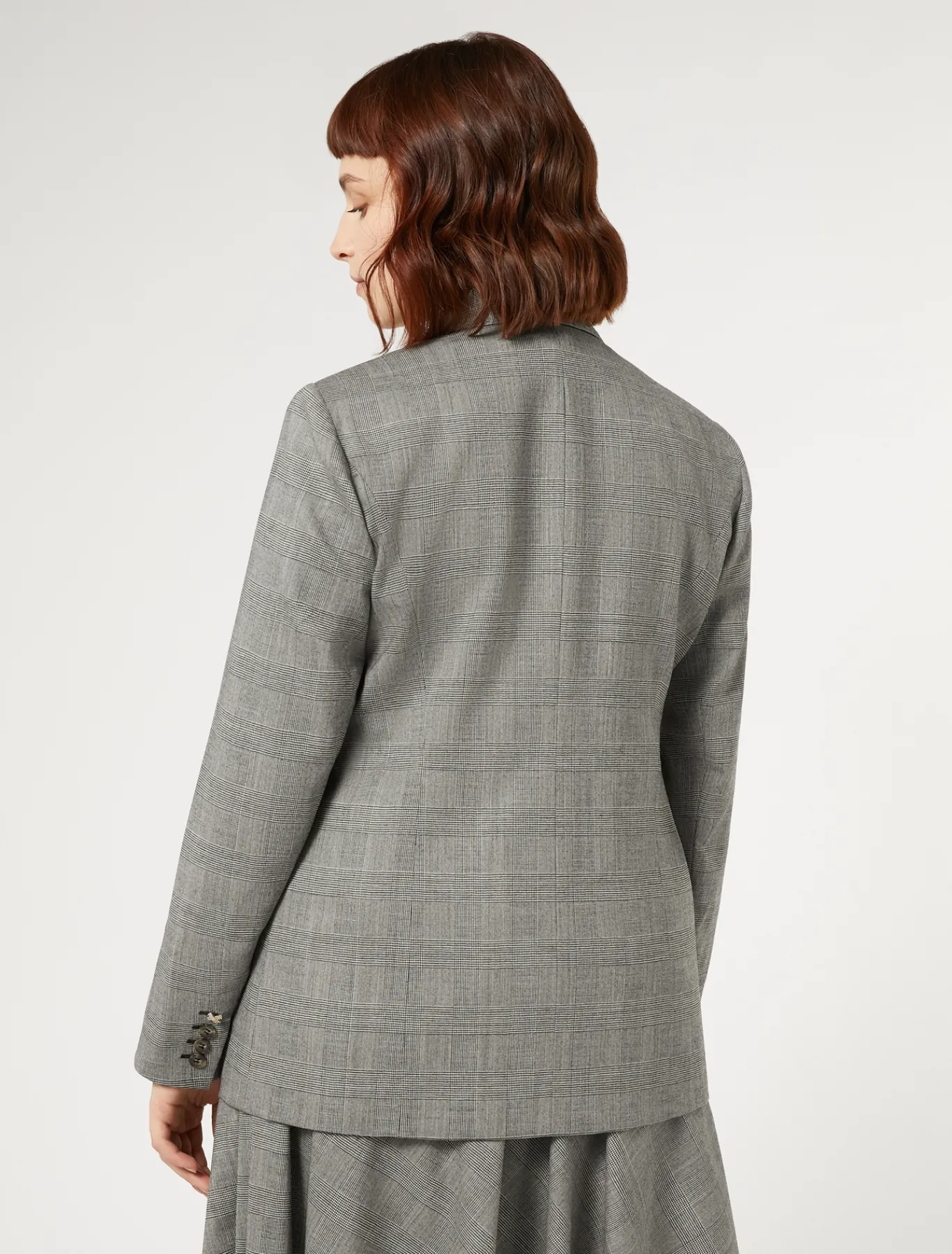 Marina Rinaldi Giacche & Blazer | Giacche & Blazer*Giacca blazer in foulé di lana NEROBIANCO