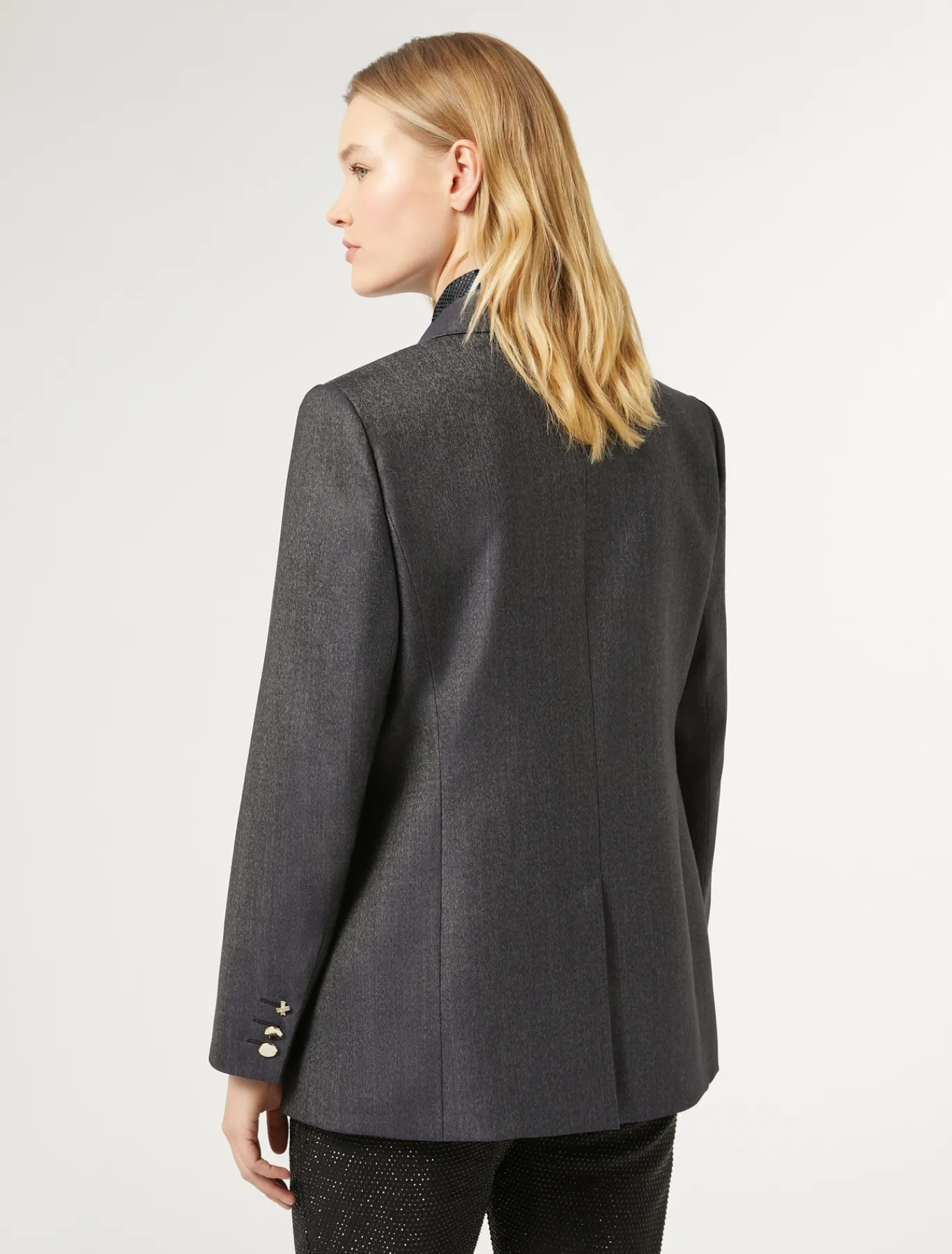 Marina Rinaldi Giacche & Blazer | Giacche & Blazer*Giacca blazer in lana e seta BLUEJEANS