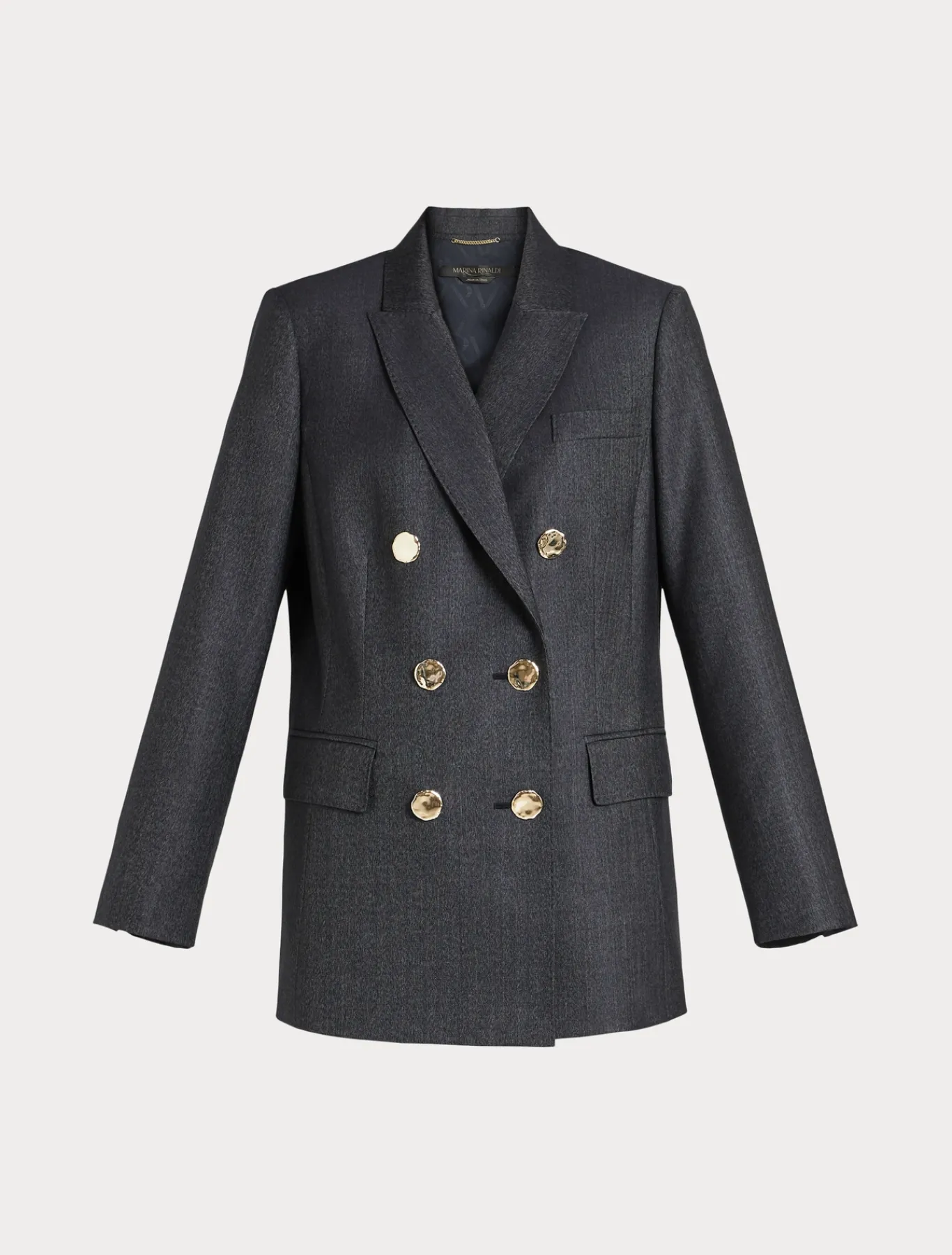 Marina Rinaldi Giacche & Blazer | Giacche & Blazer*Giacca blazer in lana e seta BLUEJEANS