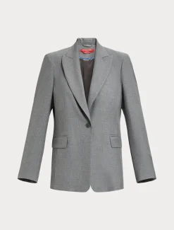 Marina Rinaldi Giacche & Blazer | Giacche & Blazer*Giacca blazer in misto viscosa GRIGIOMEDIO