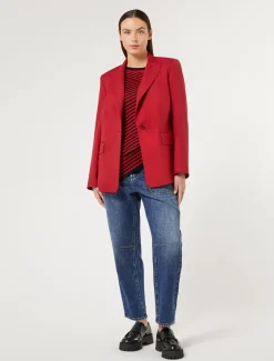 Marina Rinaldi Giacche & Blazer | Giacche & Blazer*Giacca blazer in misto viscosa ROSSO