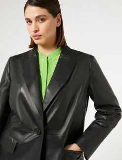Marina Rinaldi Giacche & Blazer | Giacche & Blazer*Giacca blazer in nappa NERO